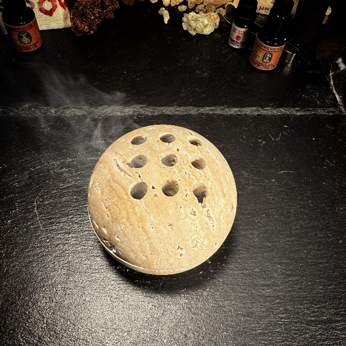 Albedo Orb- White Stone Burner Set