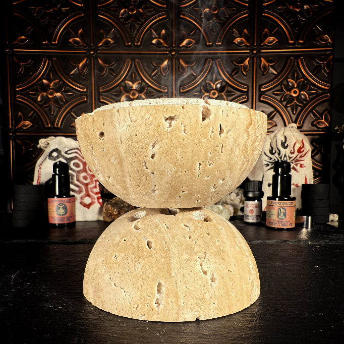 Albedo Orb- White Stone Burner Set