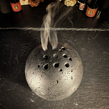 Nigredo Orb- Black Stone Burner Set